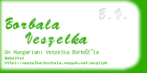 borbala veszelka business card